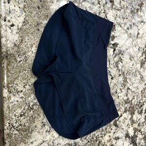 Lululemon athletic Speed Up shorts, size 8, navy blue